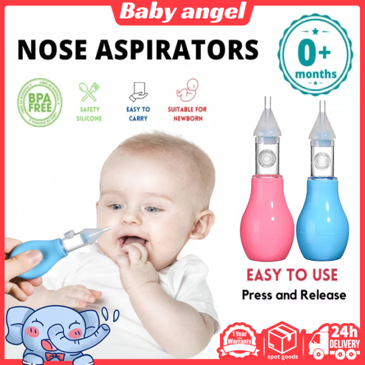 Infant Silicone Anti-refluent Nasal Aspirator Pump Type Cold Nasal ...