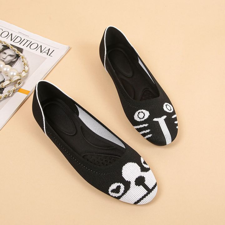 and-dog-shoes-womens-22-drivg-cat-face-dog-cat-cat-cat-shoes-flat-mater-sgle-shoes-loafers