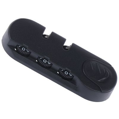 【YF】 3 Digit Combination Padlock Accessories For Bags Lock Luggage Suitcase Travel Bag Code Black 8.3x3.2cm