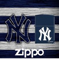 Zippo "New York Yankees" Logo Navy Blue Matte Lighter, code 8260, new and unfired. Year 2022