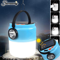 Solar LED Camping Light USB Rechargeable Bulb For Outdoor Tent Lamp Portable Lanterns Emergency Lights For BBQ Hiking