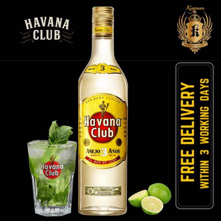 Havana Club Rum Cuba 3 Years 700ml Lazada Singapore