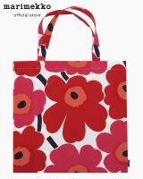 MARIMEKKO PIENI UNIKKO BAG 44X43CM Totebag กระเป๋าผ้า ลายดอกไม้ ขนาด 44x43CM สีแดง