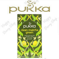 ชา PUKKA Organic Herbal Tea ?⭐CLEAN MATCHA GREEN⭐? ชาสมุนไพรออแกนิค ชาเพื่อสุขภาพจากประเทศอังกฤษ 1 กล่องมี 20 ซอง