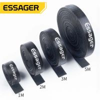 Essager Cable Organizer Wire Winder Clip Earphone Mouse Holder Cord Protector Cable Management For iPhone USB Cable Protection Adhesives Tape