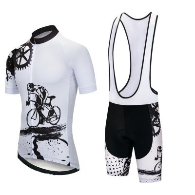 2021 New Cycling Jerseys With 20D Bib Shorts MTB Uniform Bike Clothing Quick Drying Bicycle Sets Mens Short Sleeve Cycle Suits