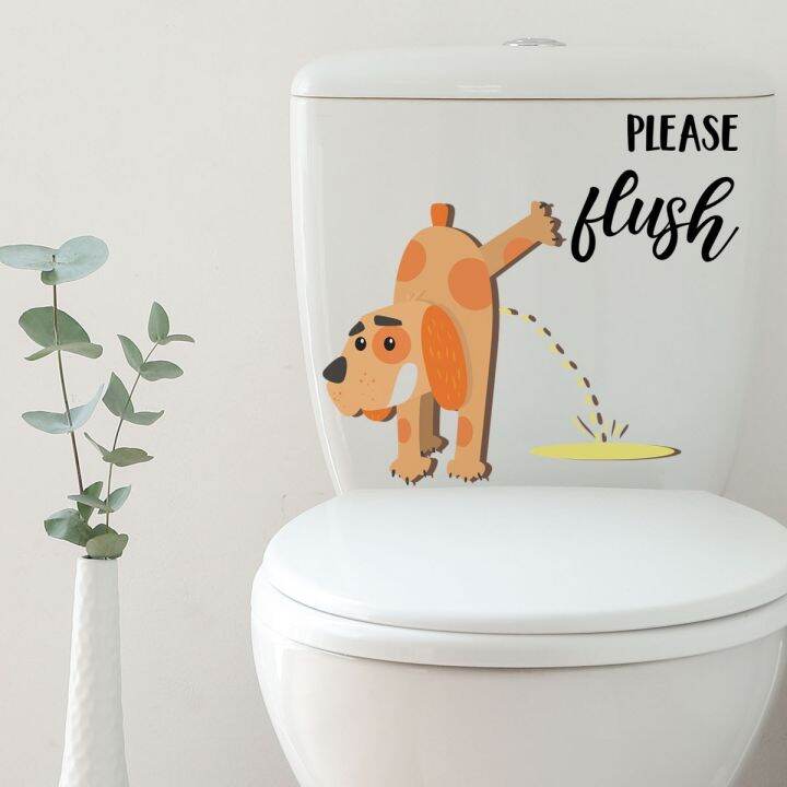 zsz2039b-cartoon-animal-pee-adornment-to-be-able-to-remove-the-toilet-toilet-contracted-creative-background-wall-wall-stickers