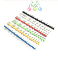 2 Pcs. 1x40 Pin Single Row 2.54 mm Pin Header 6 Color