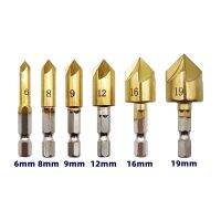 6ชิ้น689121619มิลลิเมตรไฮสปีด Countersink น่าเบื่อสว่านชุดสำหรับไม้โลหะด่วนเปลี่ยนสว่านเครื่องมือ Hex Chamfer เจาะชุดเครื่องมือ