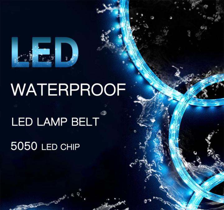 แถบแสงled-25-เมตร-60led-m-smd-5050-ac220vอบอุ่นสีขาวสีฟ้าสีแดงสีเขียวกันน้ำที่มีความยืดหยุ่นแถบแสงกับสหภาพยุโรปเสียบสำหรับบ้านกลางแจ้งสวนตกแต่งบ้านสตริงแสงบันไดทางเดินห้องครัวห้องนั่งเล่นโรงรถกลางแจ้ง