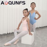 ✚℡ AOQUNFS Ballet Leotards Cotton Ballet Dress Camisole Girls Ballet Dance Dancewear Gymnastics Leotard Strap Ballet Leotard Dress