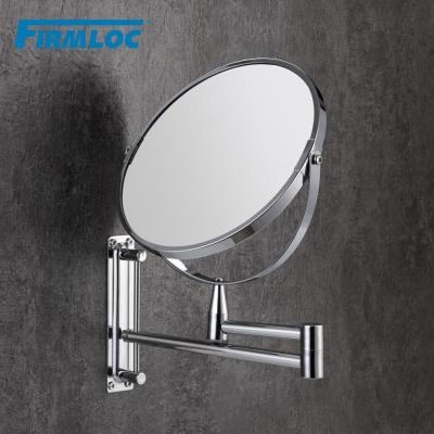 2021Firmloc 8 inch Extendable 1X5X Magnifying Bathroom Mirror Smart Mirror Makeup Wall Mounted Mirror Bathroom Mirror Cabinet