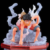 12cm Anime Figure Monkey D Luffy Manga Second Gear Battle PVC Model Collection Gift Doll Figure Toys