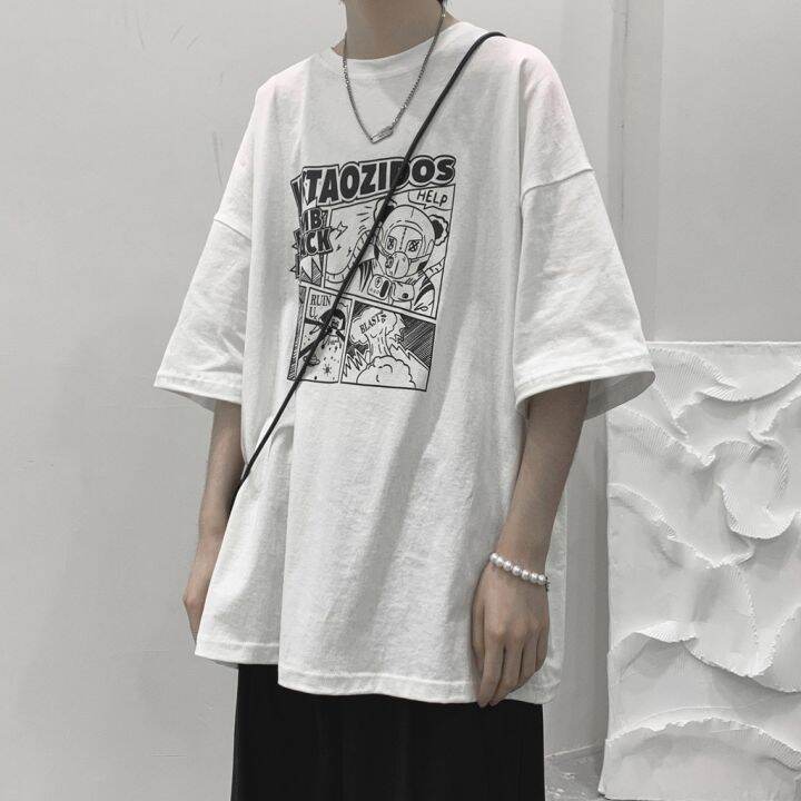 size-s-8xl-เสื้อยืดแขนสั้นลายการ์ตูนญี่ปุ่นสําหรับผู้ชาย-unisex