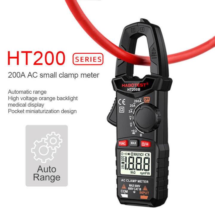 habotest-ht200-digital-clamp-meter-600v-ac-dc-2000-นับ-true-rms-โวลต์มิเตอร์แอมป์มิเตอร์-การทดสอบไดโอด-ความต้านทาน-อุณหภูมิ-capacitive