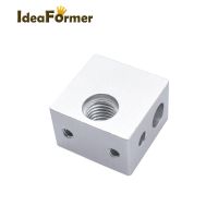 1/2pcs 3D printer Aluminium Heat Block MK 10 MK 2 for Makerbot Extruder Makerbot 10 Makerbot 2 dedicated heated aluminum block