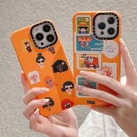 INS Sunglasses Girl Stamp Casetify Silicone Flannel Phone Case For iPhone 13 12 11 Pro Max IX XS MAX XR 6 7 8 Plus Cases Shockproof Four Corners Fall Prevention Matte Soft Cover