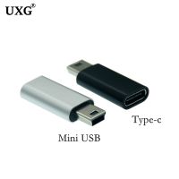 【CW】 1pcs Universal Otg Mini 5 Pin USB Adapter B Male to USB Type C Female Data Transfer Connector for GoPro MP3 Digital Camera GPS