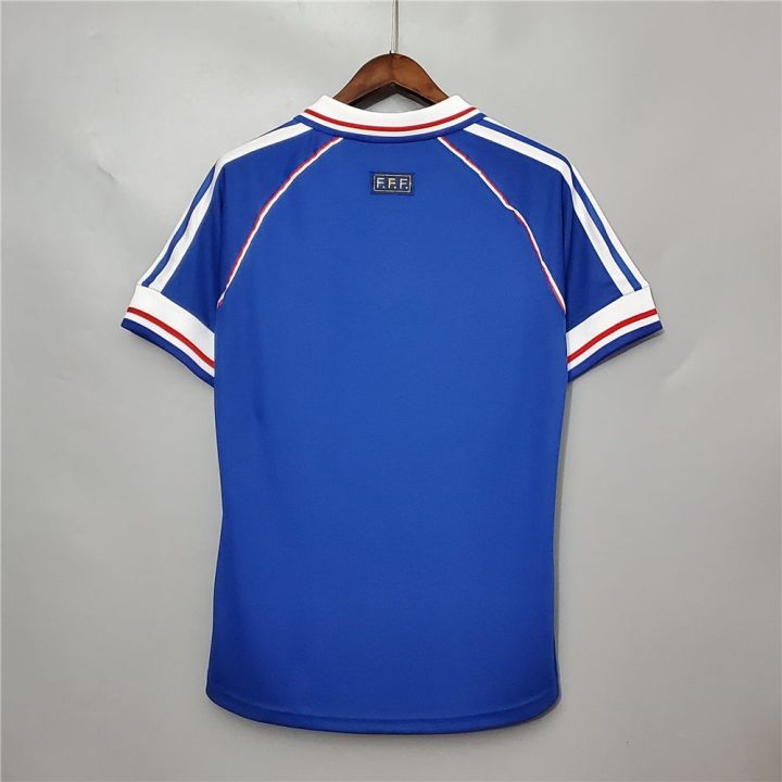 1998ฝรั่งเศสหน้าแรกย้อนยุคคลาสสิกฟุตบอลเสื้อฟุตบอล