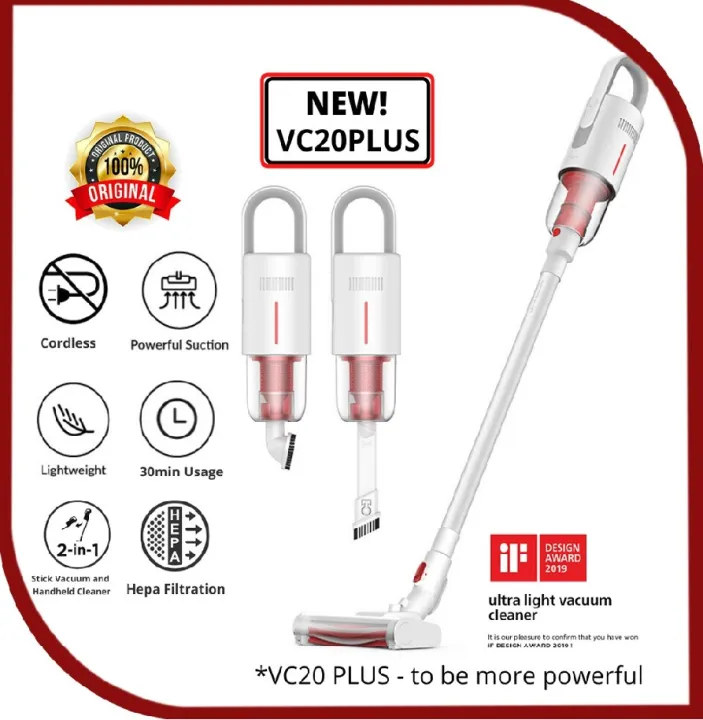 Deerma VC20 Plus Vacuum Cleaner AutoVertical Handheld Cordless 5500Pa