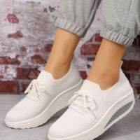 ▣┇ Wedge Heel Sneakers Women Shoes Spring Sneakers Women Wedge - Fashion Breathable - Aliexpress