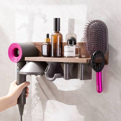 ﹊ஐ﹍ แร็คไม้แขวนไดร์เป่าผม แบบติดผนัง HD08 สําหรับ Dyson Dyson