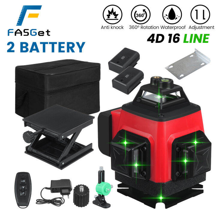 12/16 Line Green/Red Lasers Level DIY Cross Line Lasers Self Leveling
