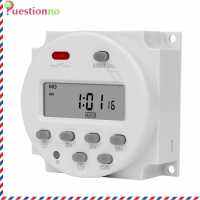 {Questionno} CN101A Digital Power Timer 7วันรีเลย์สวิตช์ตั้งเวลาแบบตั้งโปรแกรมได้