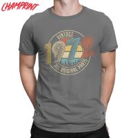 Mens Tshirt Vintage 1972 All Original Parts Birthday Gifts Cotton Tee Shirt 50Th Birthday T Shirts Clothes Plus 100%