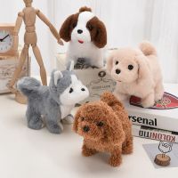 Baby Toy Dogs That Walks and Barks Tail Wagging Plush Interactive Electronic Pets Puppy Montessori Toys for Girls Toddlers Kids