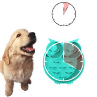 Owl Shape Silicone Bowl Anti-slip Dog Slow Feeding Food Bowl For Small Medium Dogs Puppy Cat Treat Feeder Dispenser Supplies