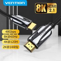 Vention HDMI 2.1 Kabel 8K/60Hz 4K/120Hz 48Gbps HDMI Kabel Digital Splitter untuk Xiaomi TV Box HDR10 PS5 Kabel Switch HDMI 2.1