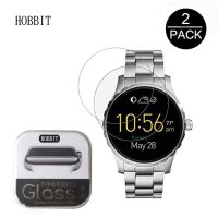 【♘COD Free Cas♘】 uk7asf 2แพ็คสำหรับ Fossil Q Marshal 0.3มม. 2.5d 9H ฟิล์มกระจกนิรภัยใส Smartwatch Lcd ป้องกันการระเบิดปกป้องหน้าจอสำหรับฟอสซิล