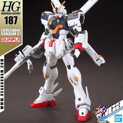 ⭐️ BANDAI GUNPLA HIGH GRADE UNIVERSAL CENTURY HGUC HG 1/144 CROSSBONE GUNDAM X1 ประกอบ หุ่นยนต์ โมเดล กันดั้ม กันพลา ของเล่น VCA GUNDAM