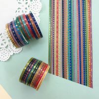 23pcsset Golden Foil 3mm Slim Washi Tape Decoration Adhesive ing Tape Sticker Scrapbooking Stationery