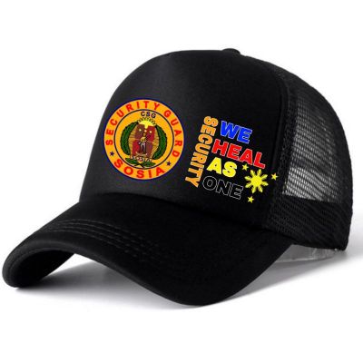 2023 New Fashion Security Trucker Net Cap With Sosia Logo，Contact the seller for personalized customization of the logo