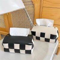 พร้อมส่ง? กล่องทิชชู่ Tissue Box ที่ใส่ทิชชู่ ทรงสีเหลี่ยมผืนผ้า Nordic Style ของแต่งห้อง น่ารัก 07013