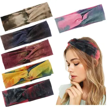 Hair Band For Women Yoga Headbands Fashion Hairbands Tie Dye