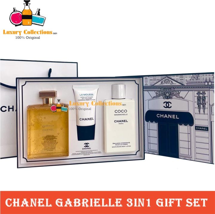 3IN1 SET (GABRIELLE SHOWER GEL,CLEANSING CREAM,COCO BODY LOTION)