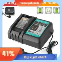 HONEYDEWD BL1850 BL1840 3A สำหรับ Makita เครื่องชาร์จแบตเตอรี่อย่างรวดเร็ว 7.2V-18V DC18RC