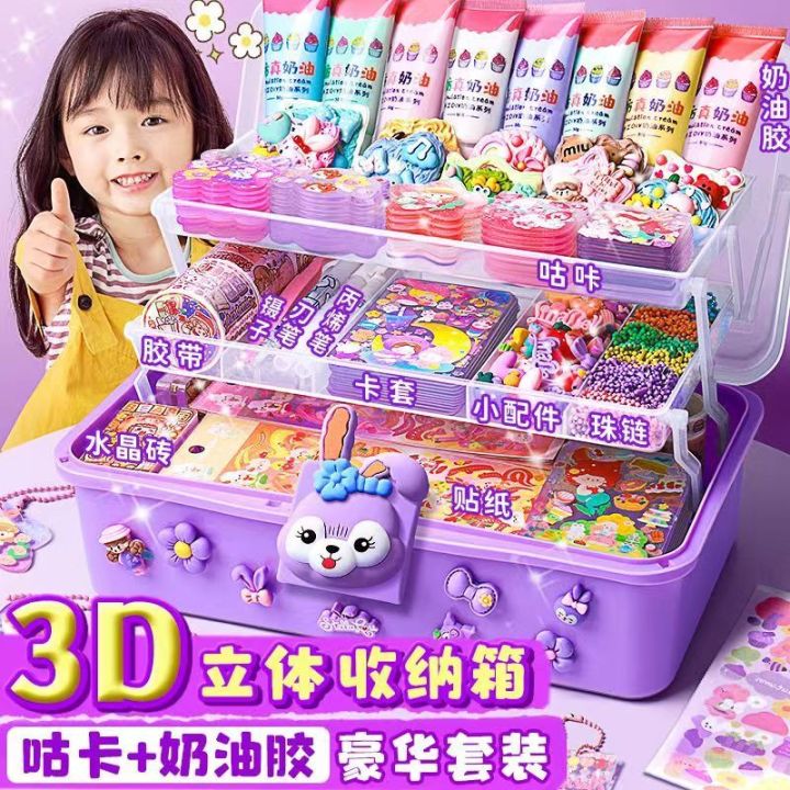 JOJO Craft Sets Kids Girls Toys Goo Card Full Material Pack Make Goo ...