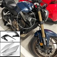 ปีก CB650R ใบครีบแผ่นครอบปีกลมสำหรับ HONDA CB โครง650R แผงด้านข้างป้องกันปลอกห่อหุ้มท่อไอดีเปลือกสีแดง