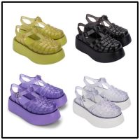 f47ahk [พร้อมส่ง] ใหม่ Melissa รองเท้าแตะลําลอง ส้นหนา กันน้ํา เสริมส้น เหมาะกับเดินชายหาด แฟชั่นฤดูร้อน สําหรับสตรี 2023