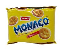 Parle Monaco Biscuit 200g. Crispy light salty snack  classic