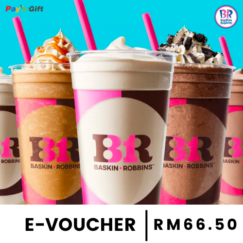 Baskin Robbins eVoucher RM66.50 30 days validity Lazada