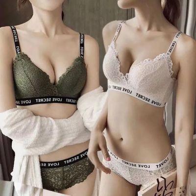 [A Needed]♣คลังสินค้าพร้อม Blingbra กางเกงในดันบราลูกไม้สไตล์แฟชั่นญี่ปุ่นลับ