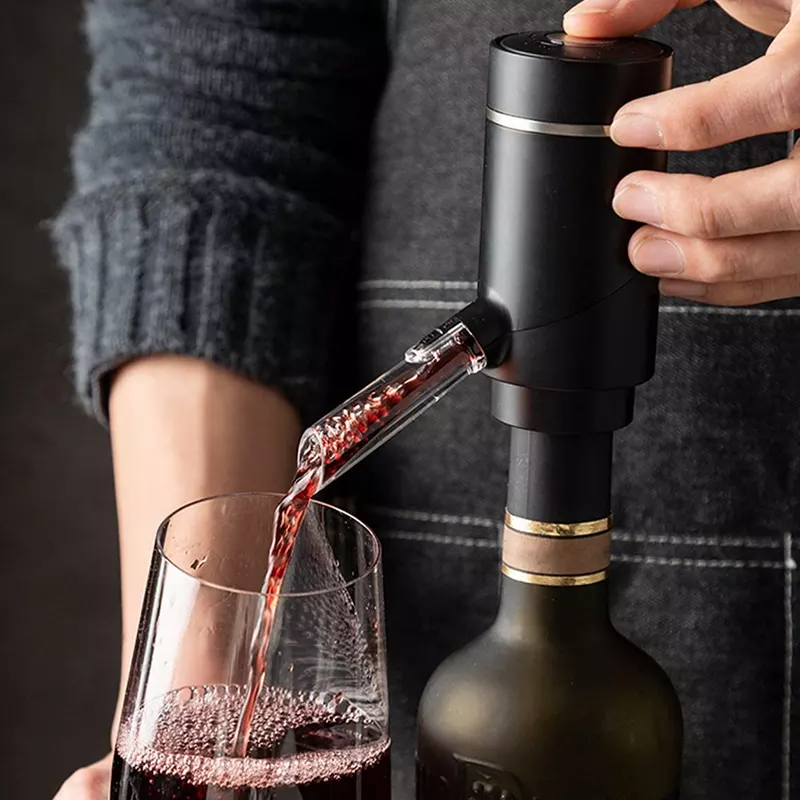 Electric Aerator Pourer Liquor Bottle Aerating Decanter Spout Dispenser Red Wine 