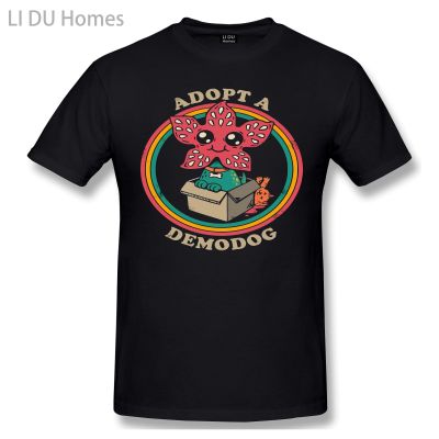Lidu Adopt A Demodog T Shirt Stranger Things Tee Shirt Tshirts Gildan