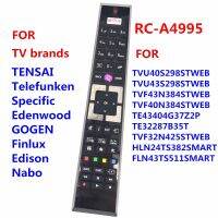 RCA4995เปลี่ยนใหม่สำหรับทีวีเทนไซ Telefunkenkenwoo/specific ทีวีรีโมทคอนโทรล TE43404G37Z2P ทีวี LED TV NETFLIX