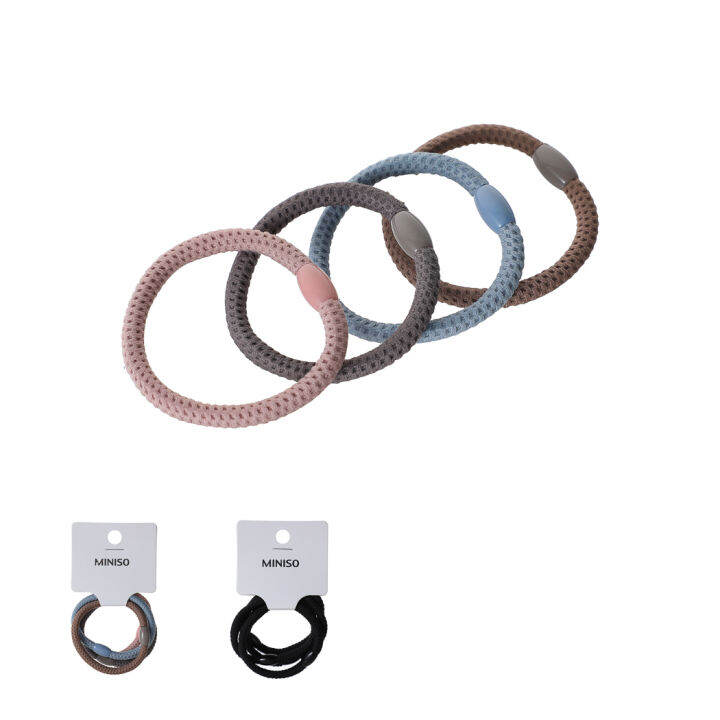 MINISO Fashion Hair Ties 4 pcs Lazada PH